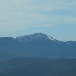 snow covered mountain near Missoula, MT