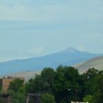 snow covered mountain near Missoula, MT