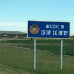 entering Crow Indian Reservation on I-90 in Montana