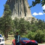 Devil's Tower, Sean, & his new Corvette