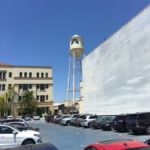 water tank and backdrop where many water scenes are filmed